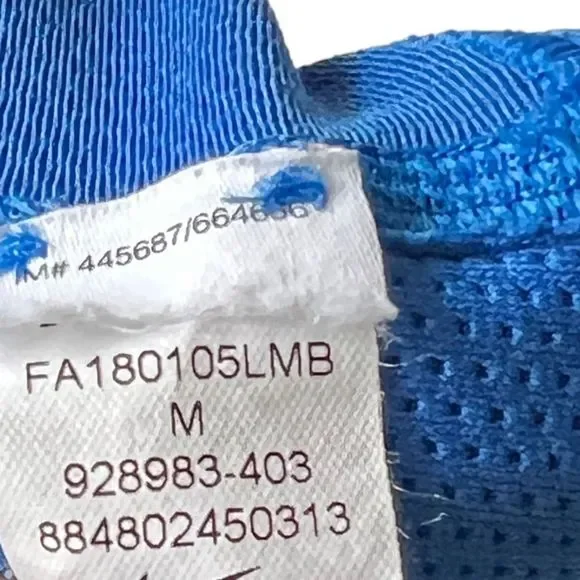 NIKE Women’s DRI-FIT Padded Medium Support Sports Bra, Blue 928983-100, Medium - Picture 10 of 10